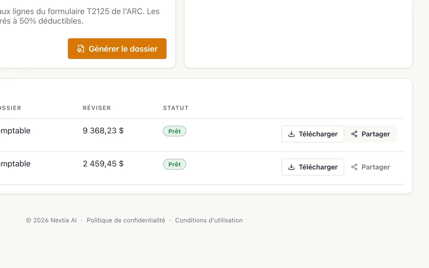 Step 7: Sélectionnez Partager sur la même ligne.