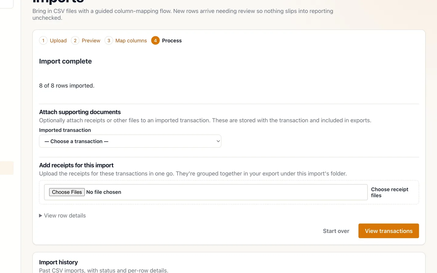 Step 7: Attach receipts here if you have them.