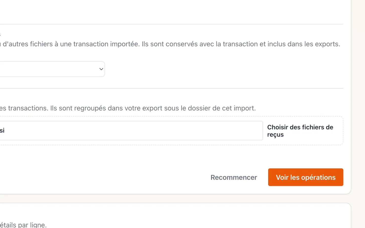 Step 8: Sélectionnez Voir les opérations.