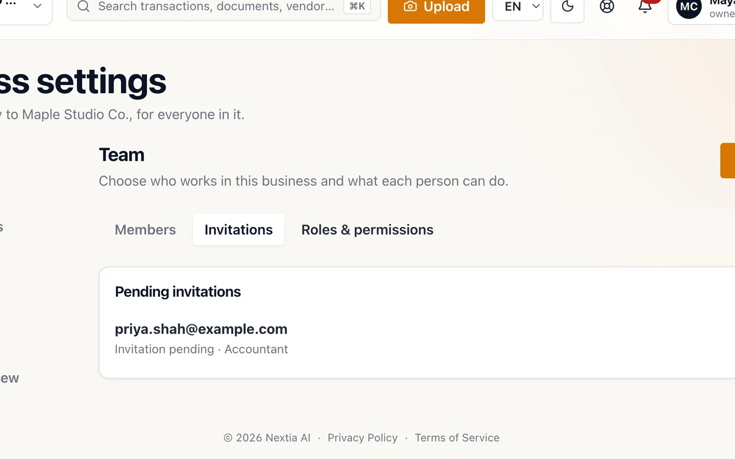 Step 8: Open Roles & permissions to see exactly what each role can do.