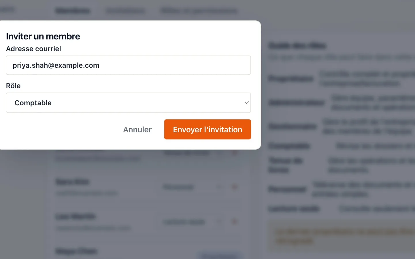 Step 6: Sélectionnez Envoyer l'invitation.