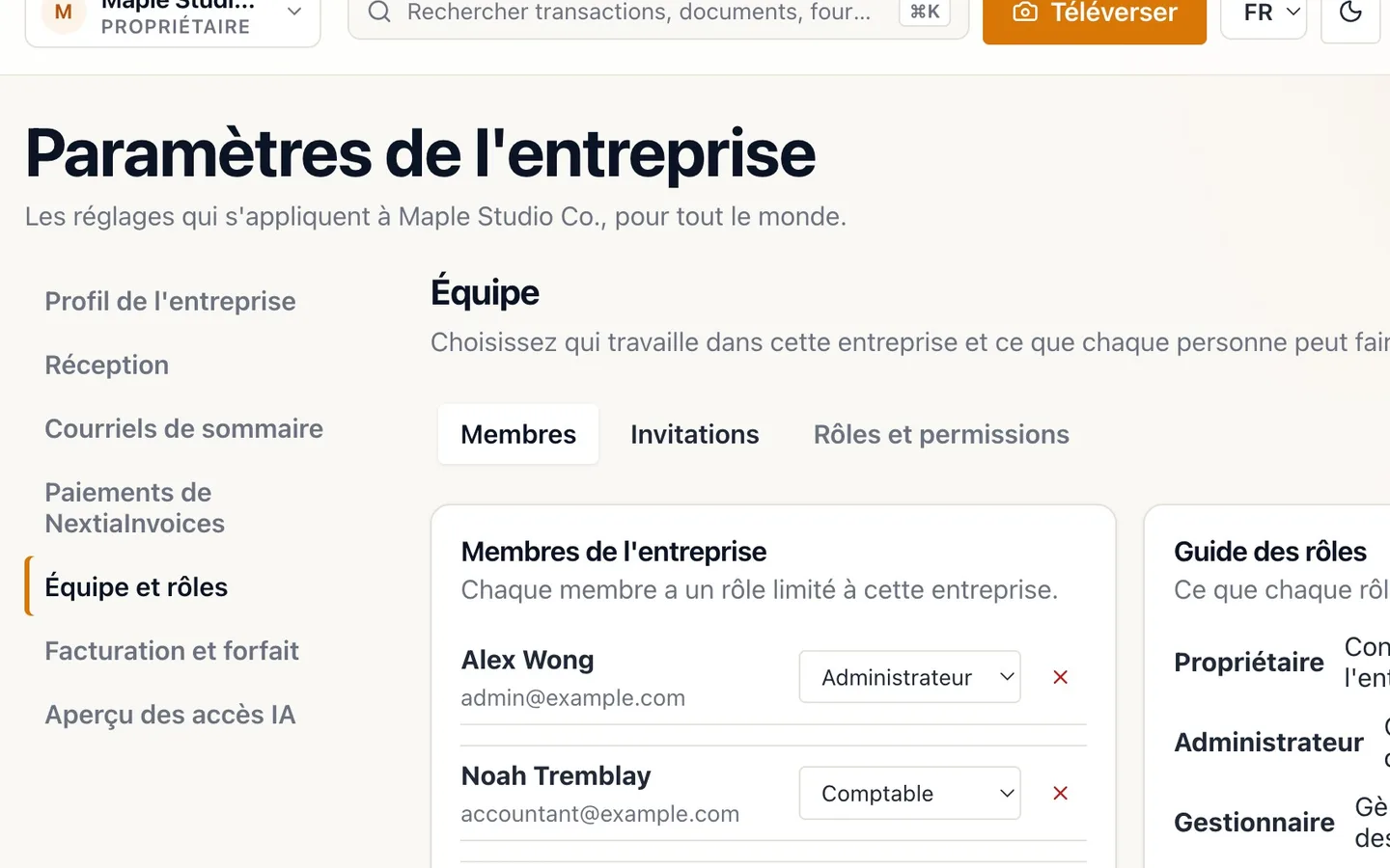 Step 7: Retrouvez-la sous Invitations jusqu'à l'acceptation.