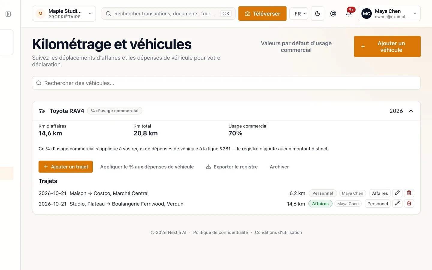 Step 8: Vérifiez l'Usage commercial.